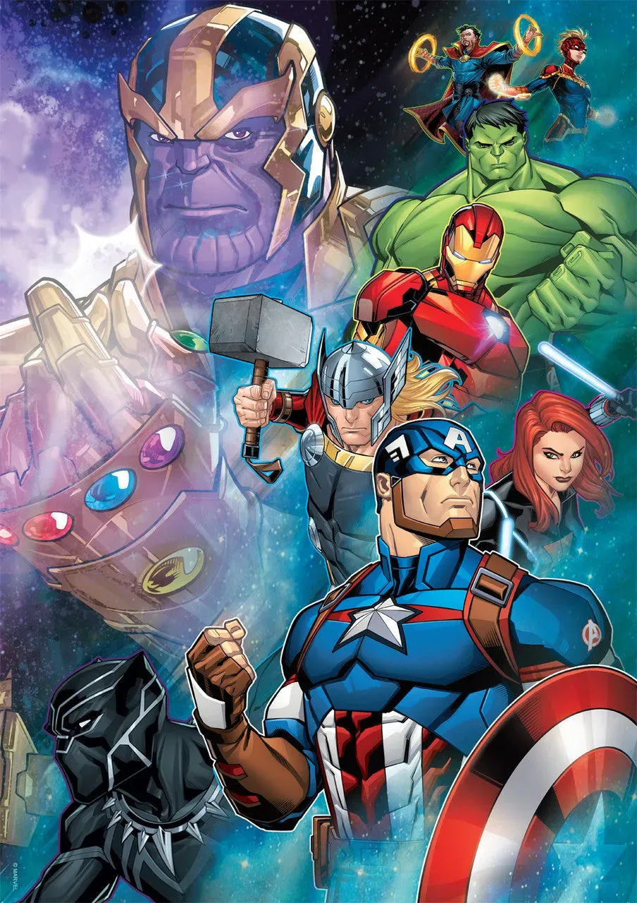 Buffalo Games Marvel Thanos vs Avengers puslespil 500 brikker helte