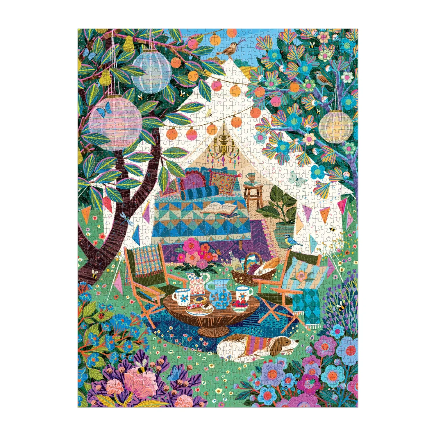 Good Puzzle Co. Victoria Ball Blooming Escape puslespil 1000 brikker blomster