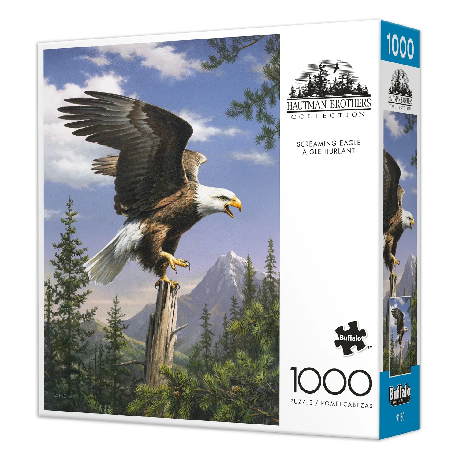 Buffalo Games Hautman Screaming Eagle puslespil 1000 brikker