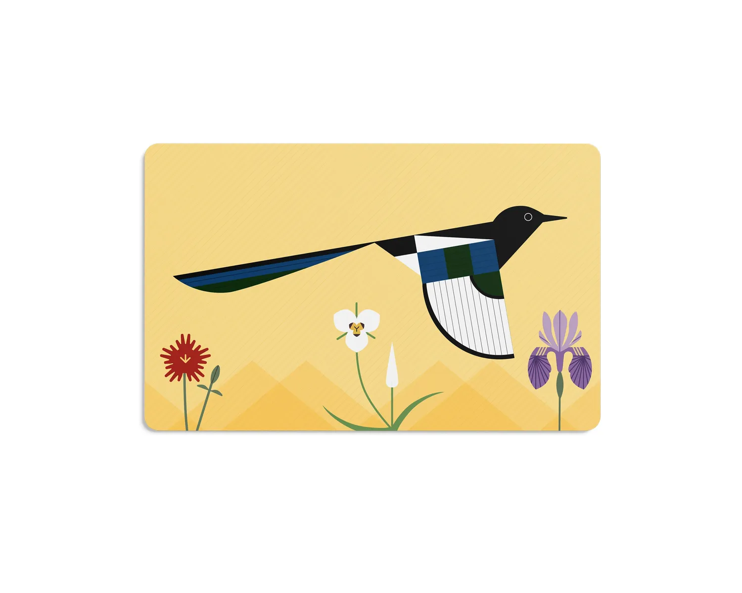 Pomegranate Charley Harper I Am Wild flashcards dyr