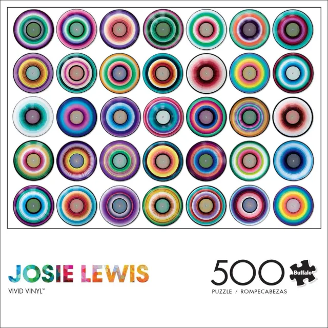 Buffalo Games Josie Lewis Vivid Vinyl puslespil 500 brikker farverig