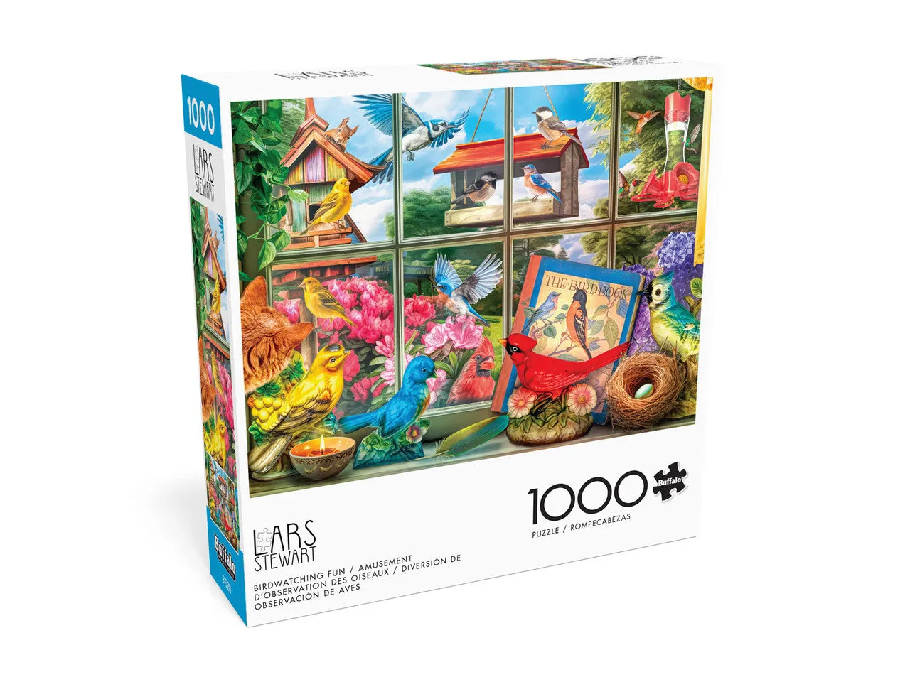 Buffalo Games Birdwatching Fun puslespil 1000 brikker fugle