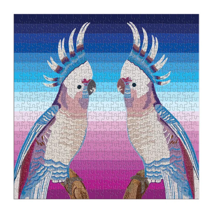 Galison Jonathan Adler Parrots puslespil 500 brikker papegøje