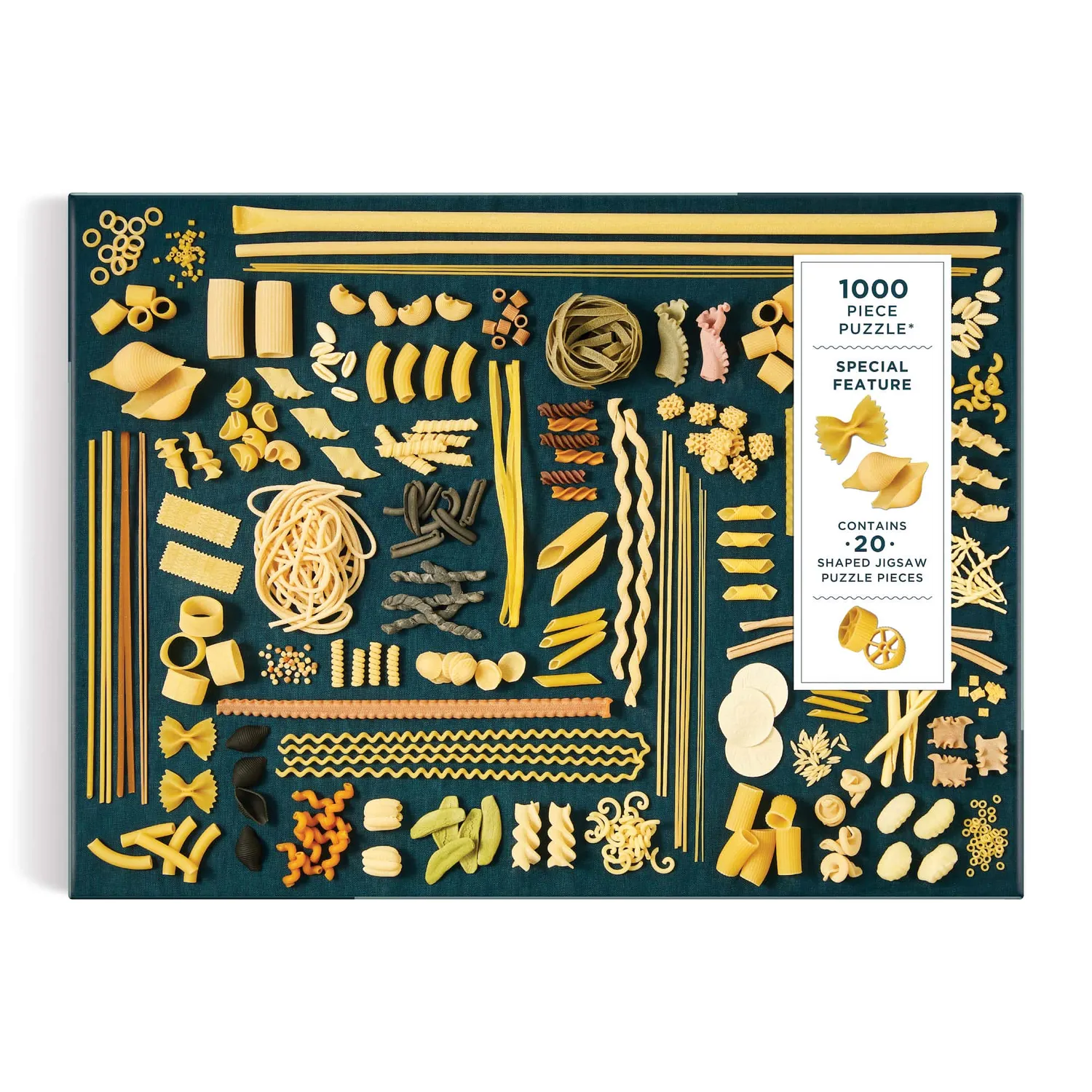 Good Puzzle Co. Art of Pasta puslespil 1000 brikker formede