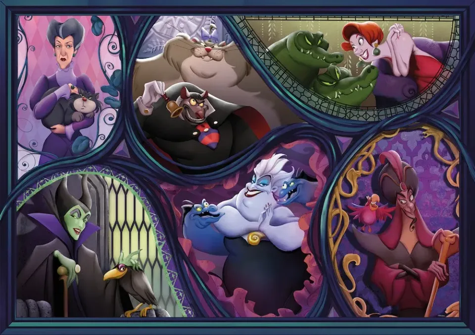 Disney Noir Select Villains Pets puslespil 500 brikker gave