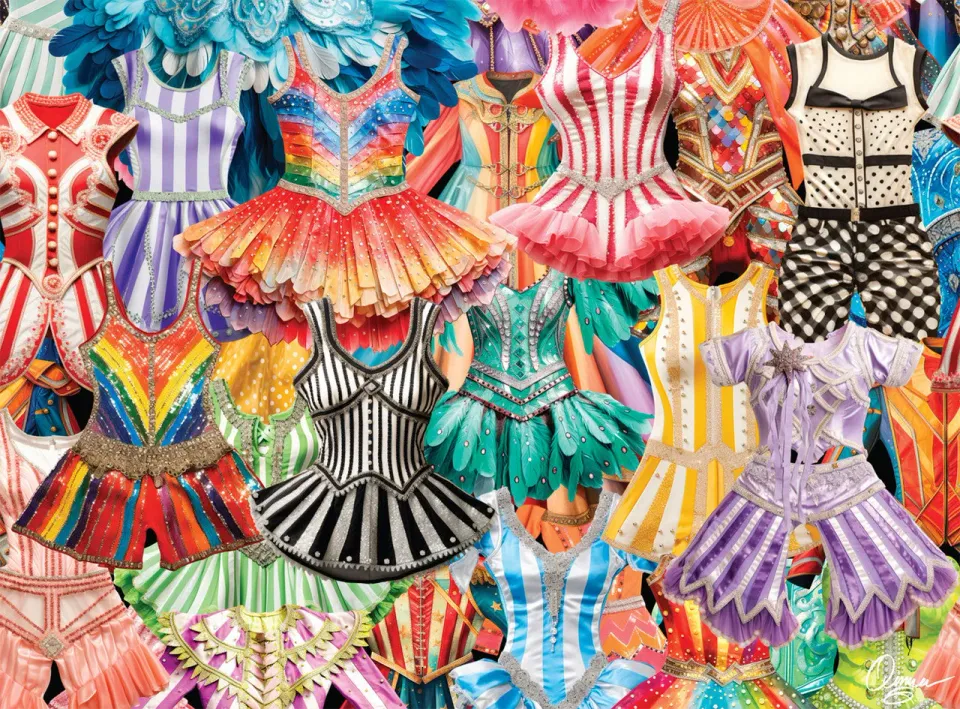 Buffalo Games Aimee Stewart Carnival Costumes puslespil 1000