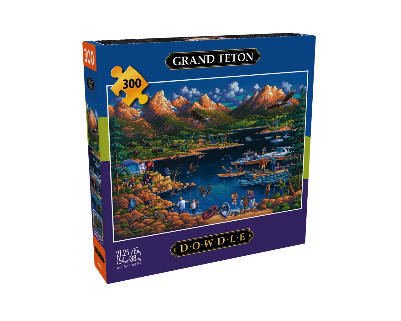 Buffalo Games Eric Dowdle Grand Teton puslespil 300 brikker bjergmotiv