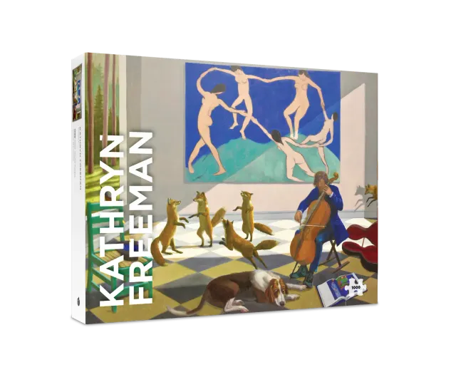 Pomegranate Freeman Dance puslespil 1000 brikker ræve