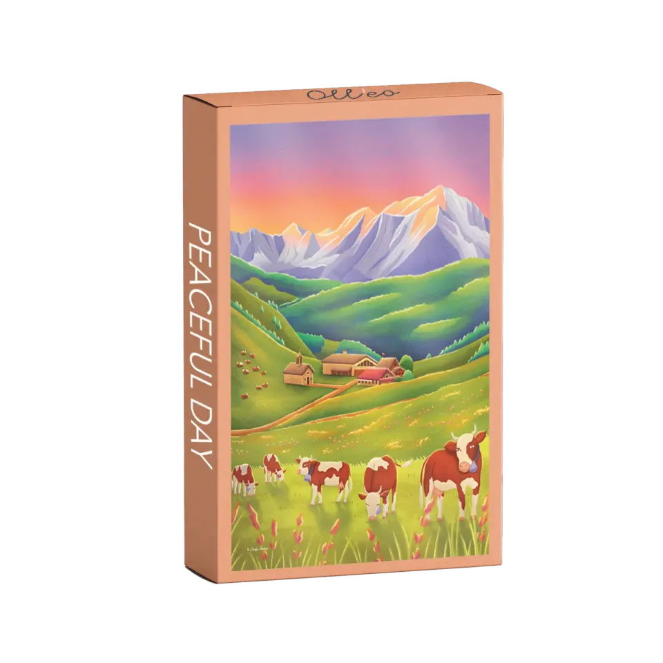 Olleo Peaceful Day minipuslespil 99 brikker alper