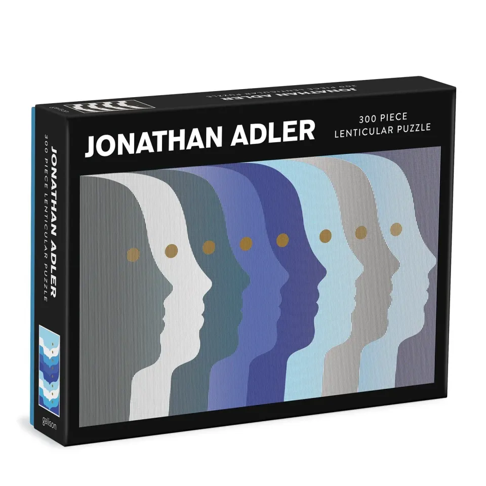 Good Puzzle Co. Jonathan Adler Atlas puslespil 300 brikker lenticular