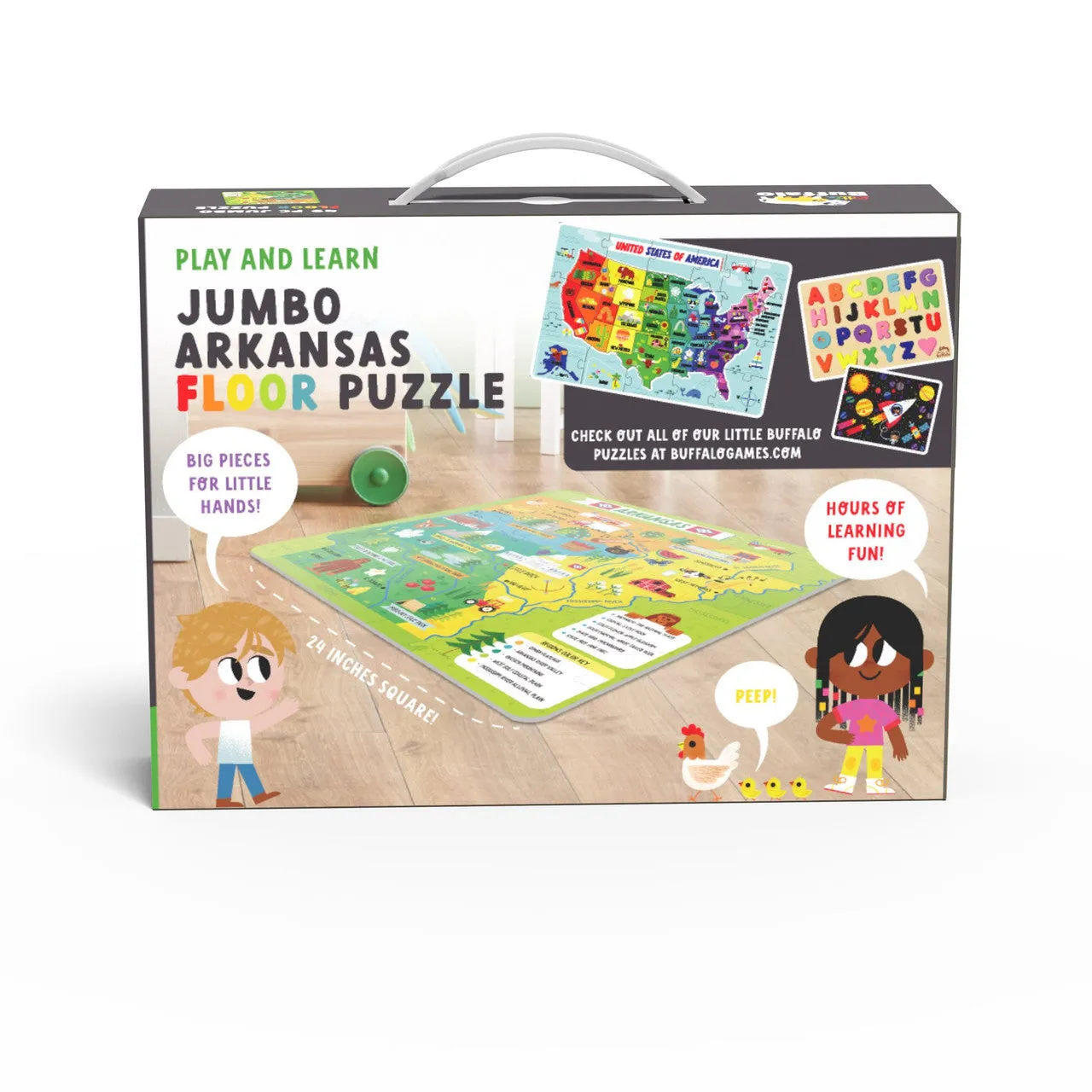 Buffalo Games Little Buffalo Arkansas puslespil 49 brikker 4+