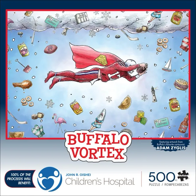 Buffalo Games Buffalo Vortex puslespil 500 brikker velgørenhed