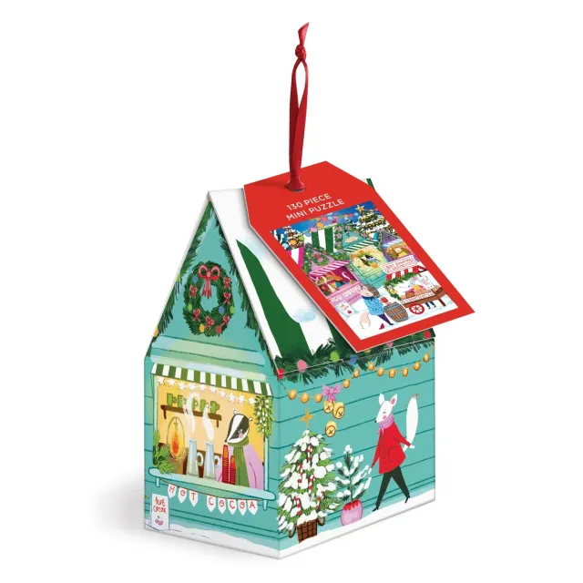 Galison Joanna Clay Holiday Market puslespil ornament 130 brikker