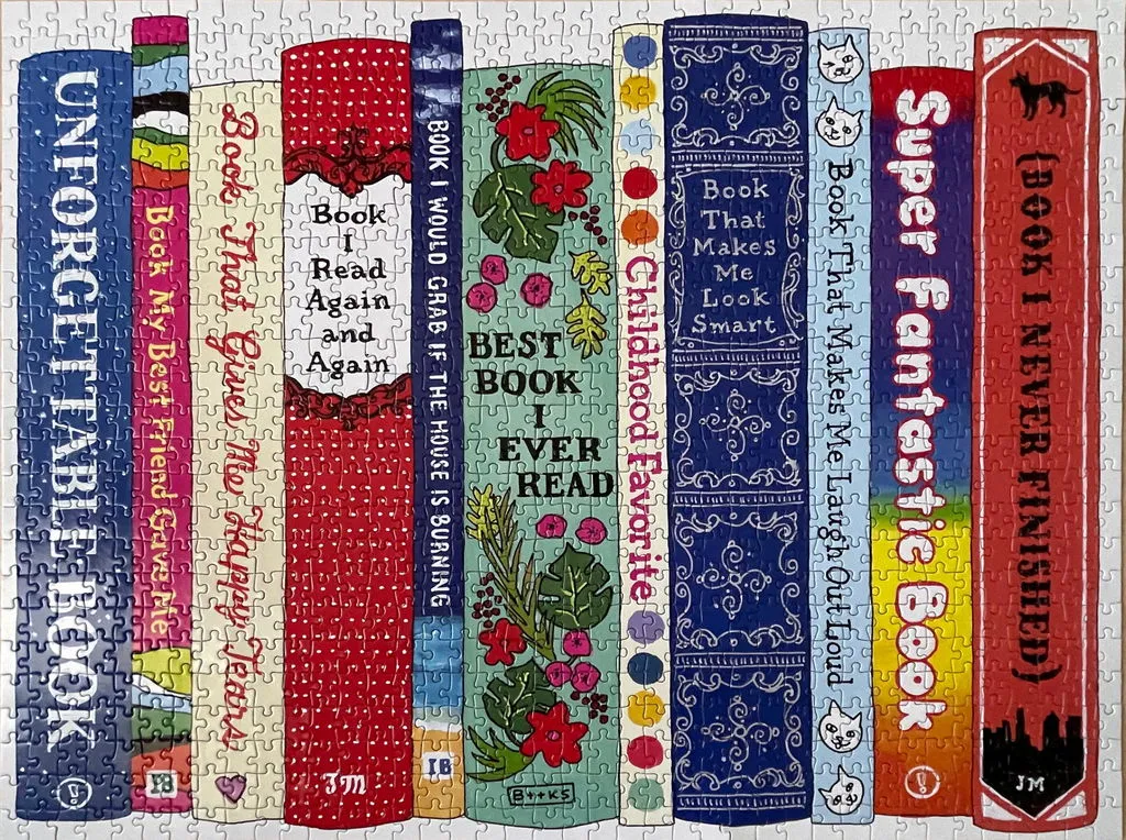 Galison Ideal Bookshelf Universals 1000 puslespil bogreol