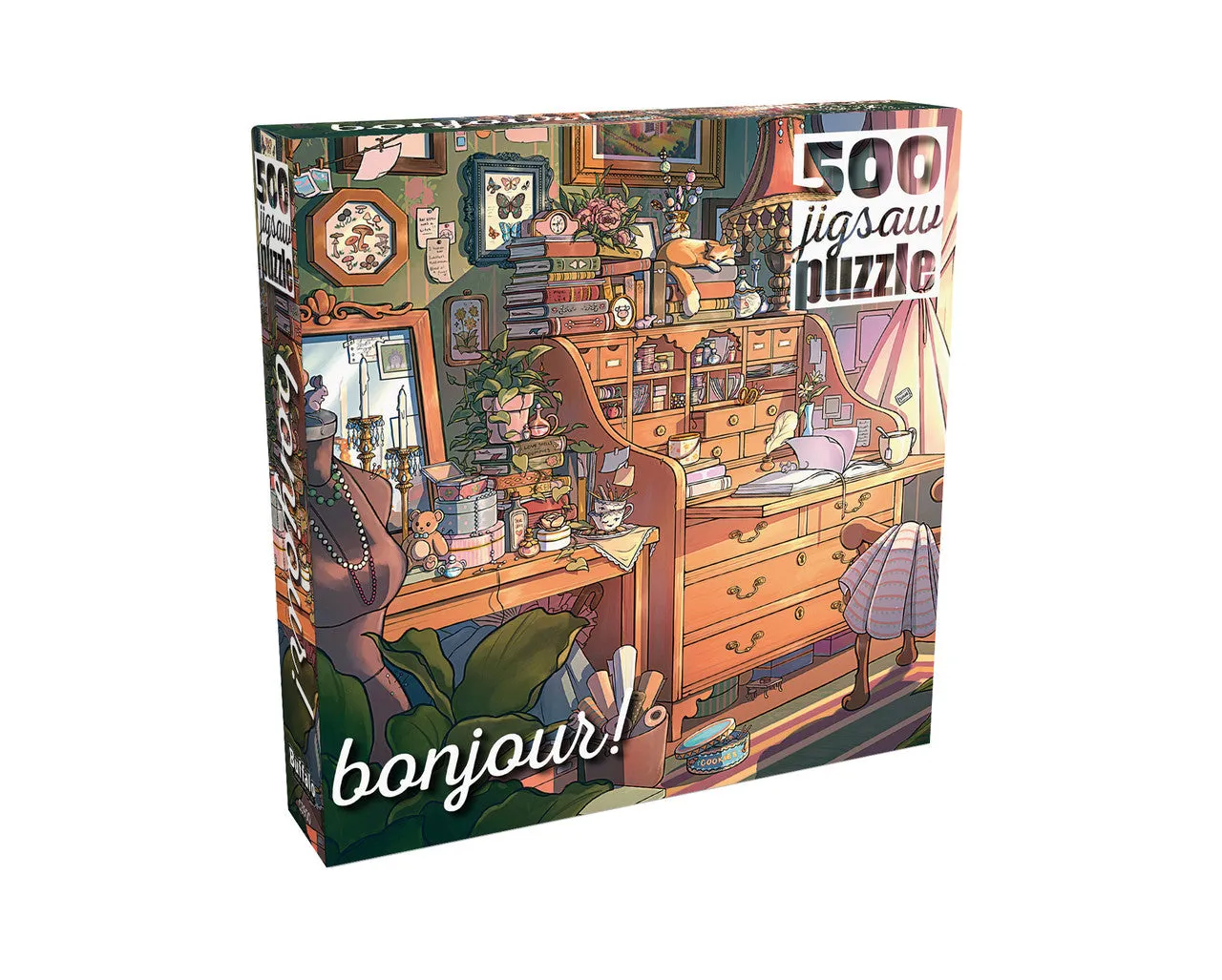 Buffalo Games Bonjour Hideaway Hollow puslespil 500 – hygge