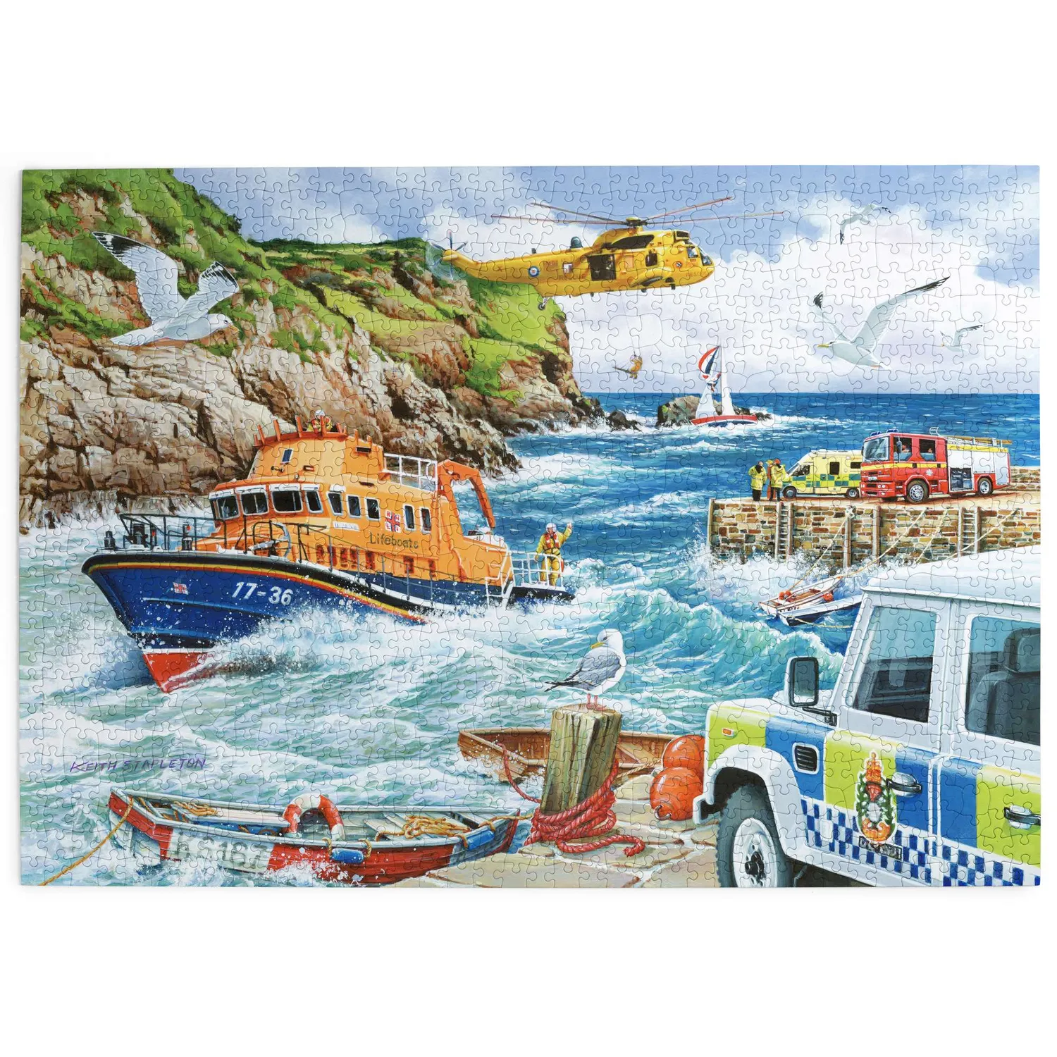 House of Puzzle Rescue puslespil 1000 brikker redning