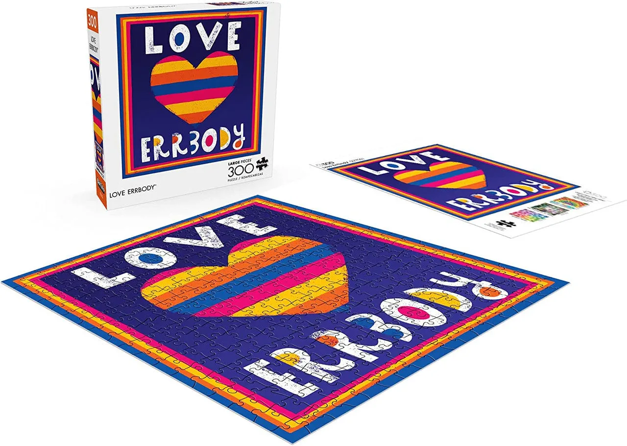 Buffalo Games Love Errbody puslespil 300 store brikker hjerte