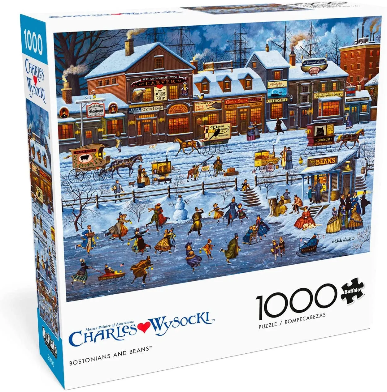 Buffalo Games Wysocki Bostonians and Beans puslespil 1000 brikker