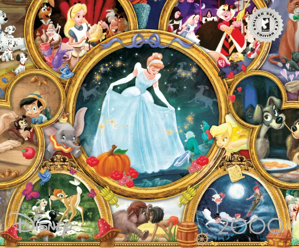 Buffalo Games Silver Select Disney Classic Collage puslespil 2000 brikker