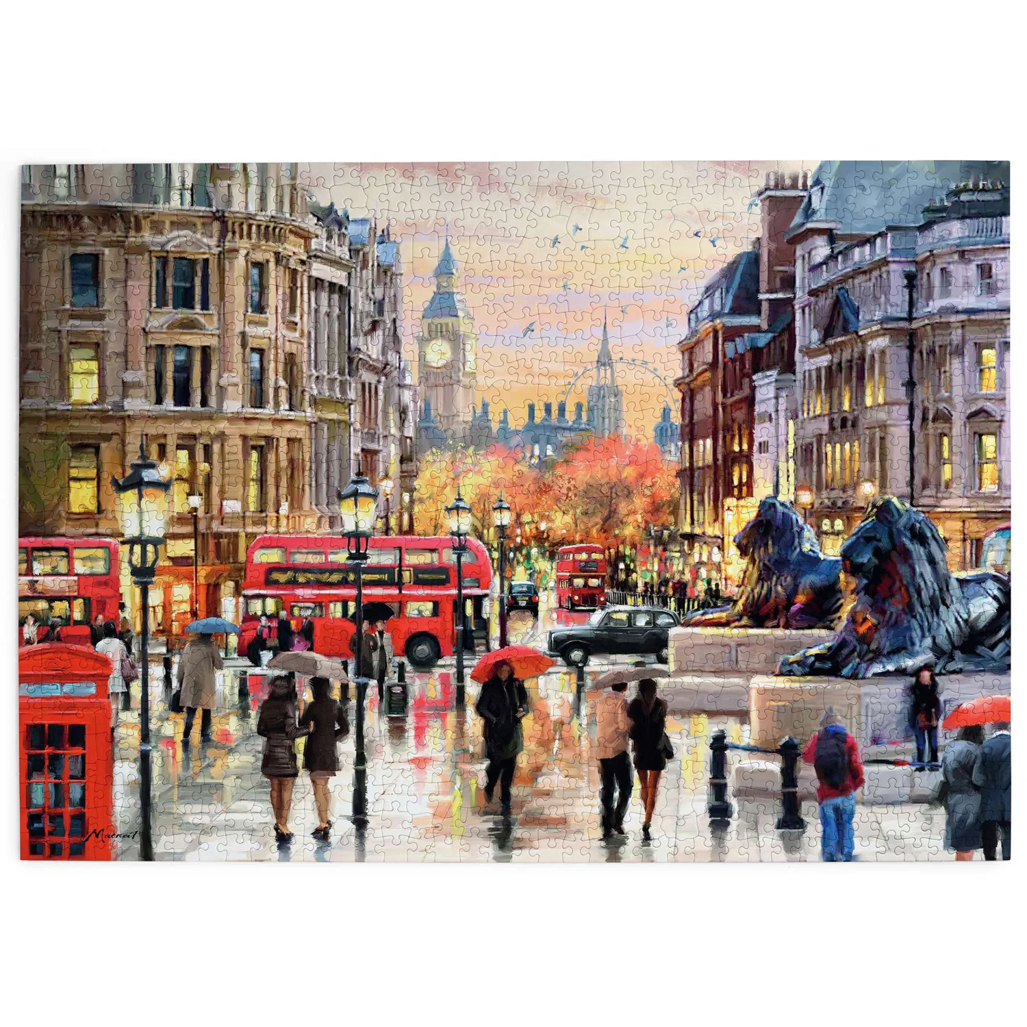 House of Puzzle Twilight Trafalgar Square 1000 puslespil London