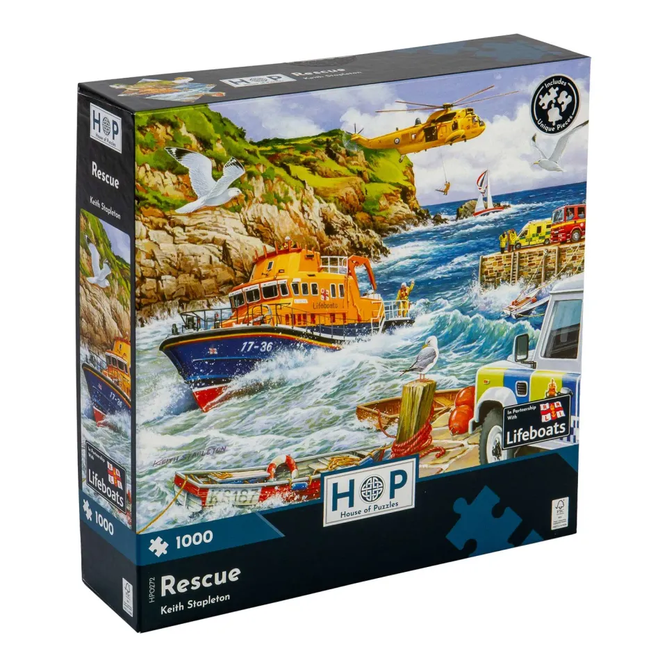 House of Puzzle Rescue puslespil 1000 brikker redning
