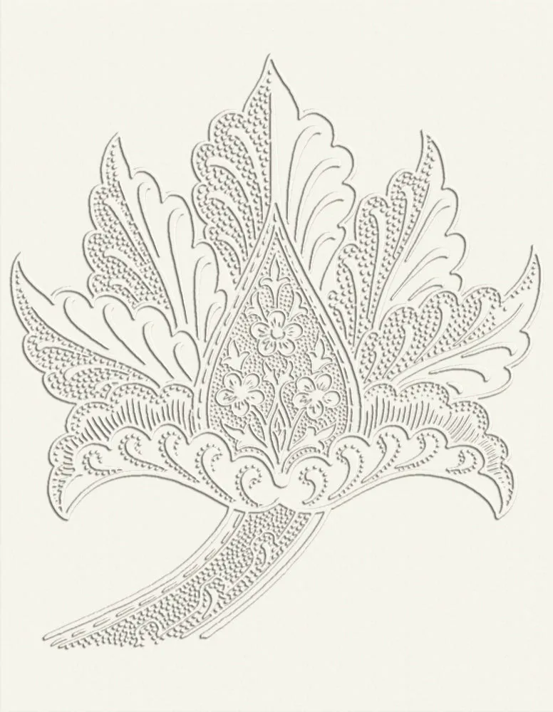 Pomegranate William Morris Embossed kort 12 stk præget