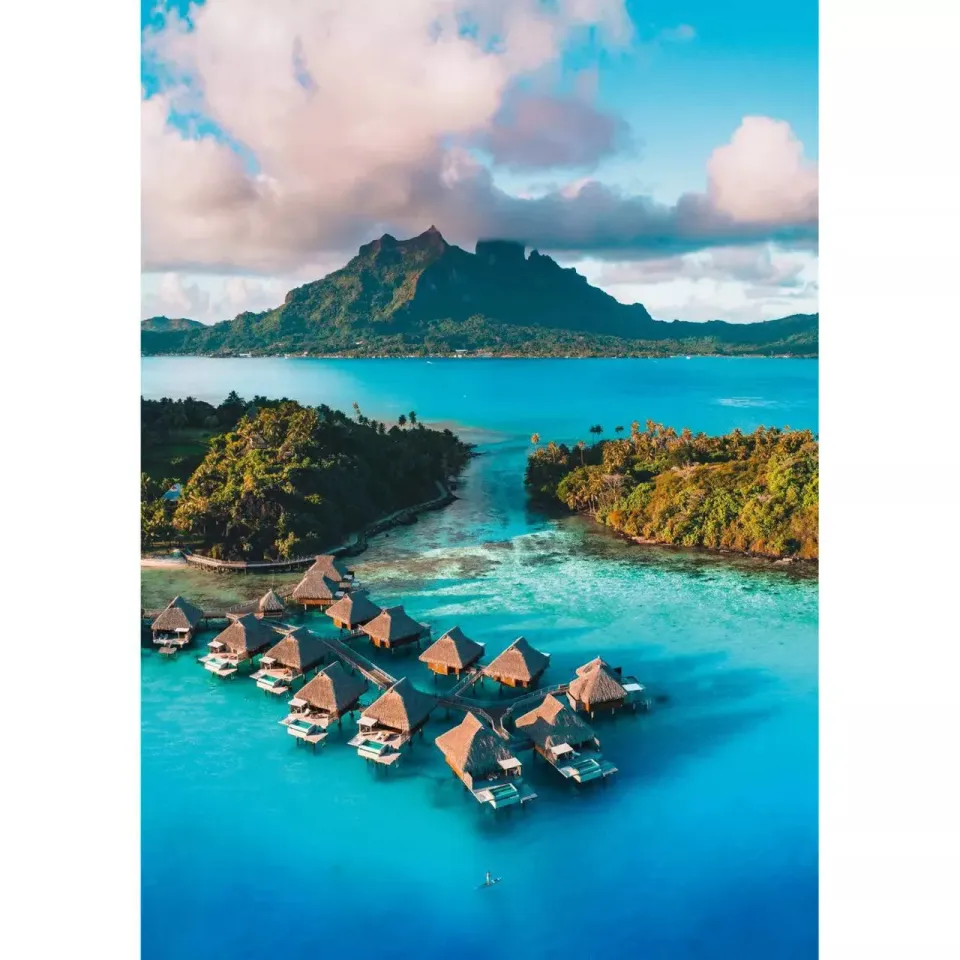 blanc Bora Bora Blue puslespil 500 brikker havmotiv