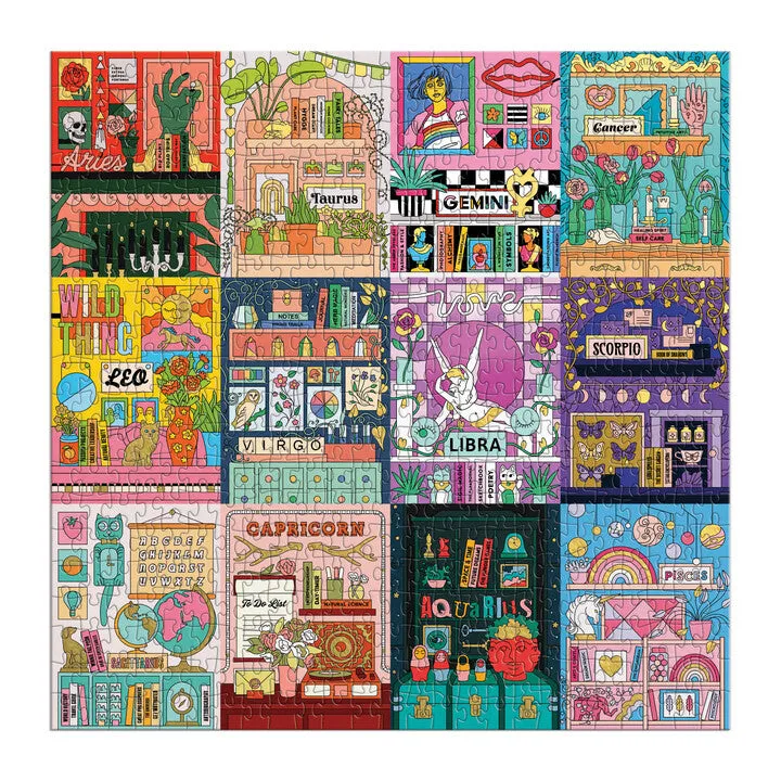 Galison House of Astrology puslespil 500 brikker folie