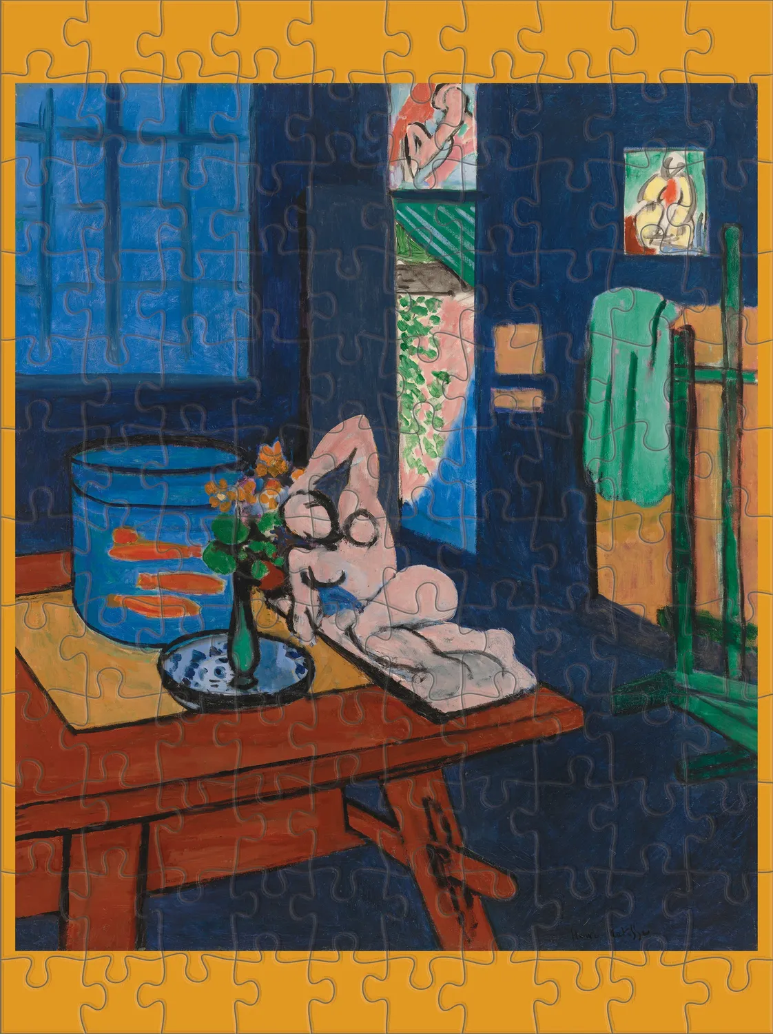 Pomegranate Henri Matisse puslespil 120 brikker dobbeltsidet