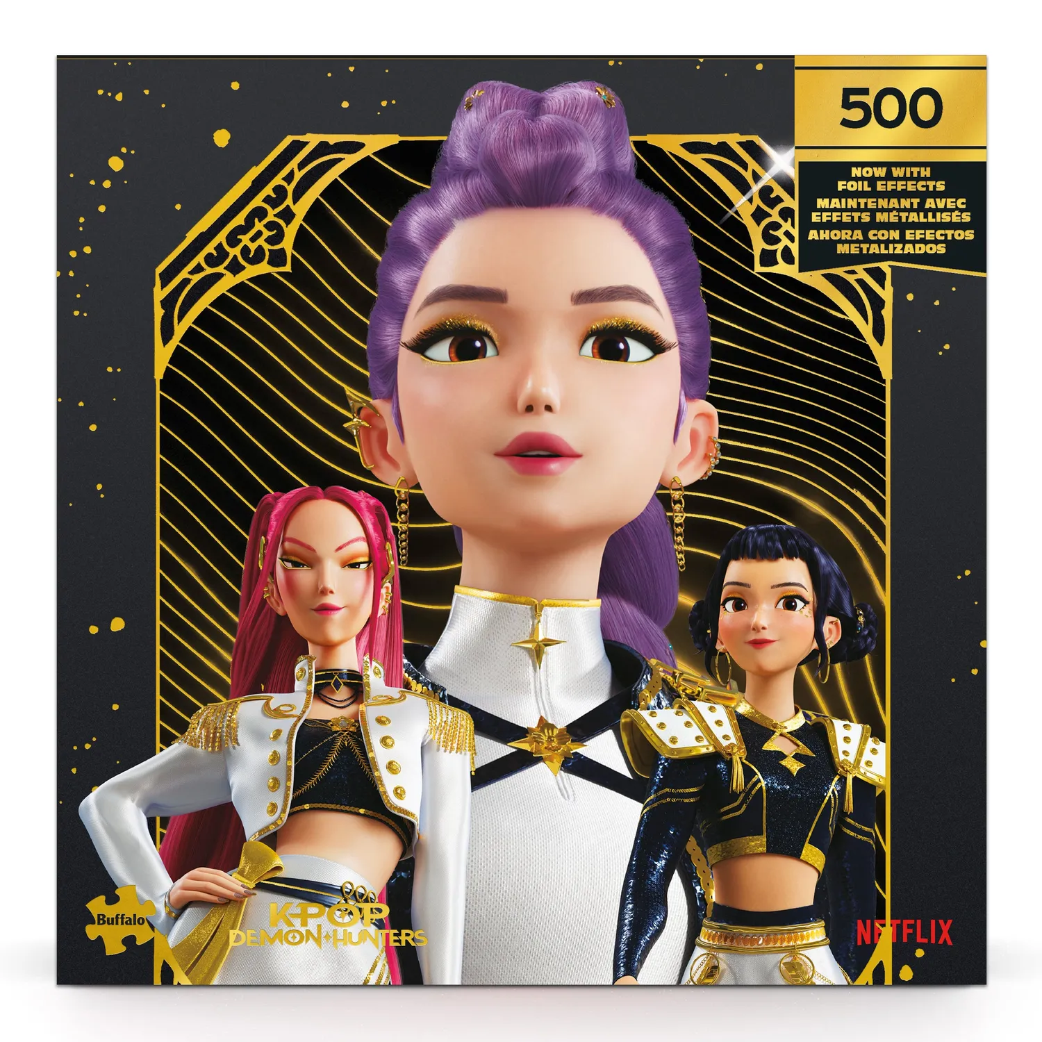 Buffalo Games Gold Golden Huntrix puslespil 500 brikker KPop