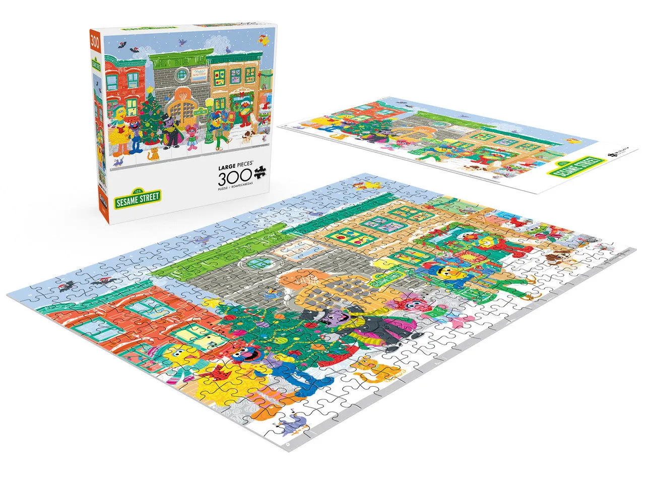 Buffalo Games Sesame Street Carolers on Sesame Street puslespil 300 jule
