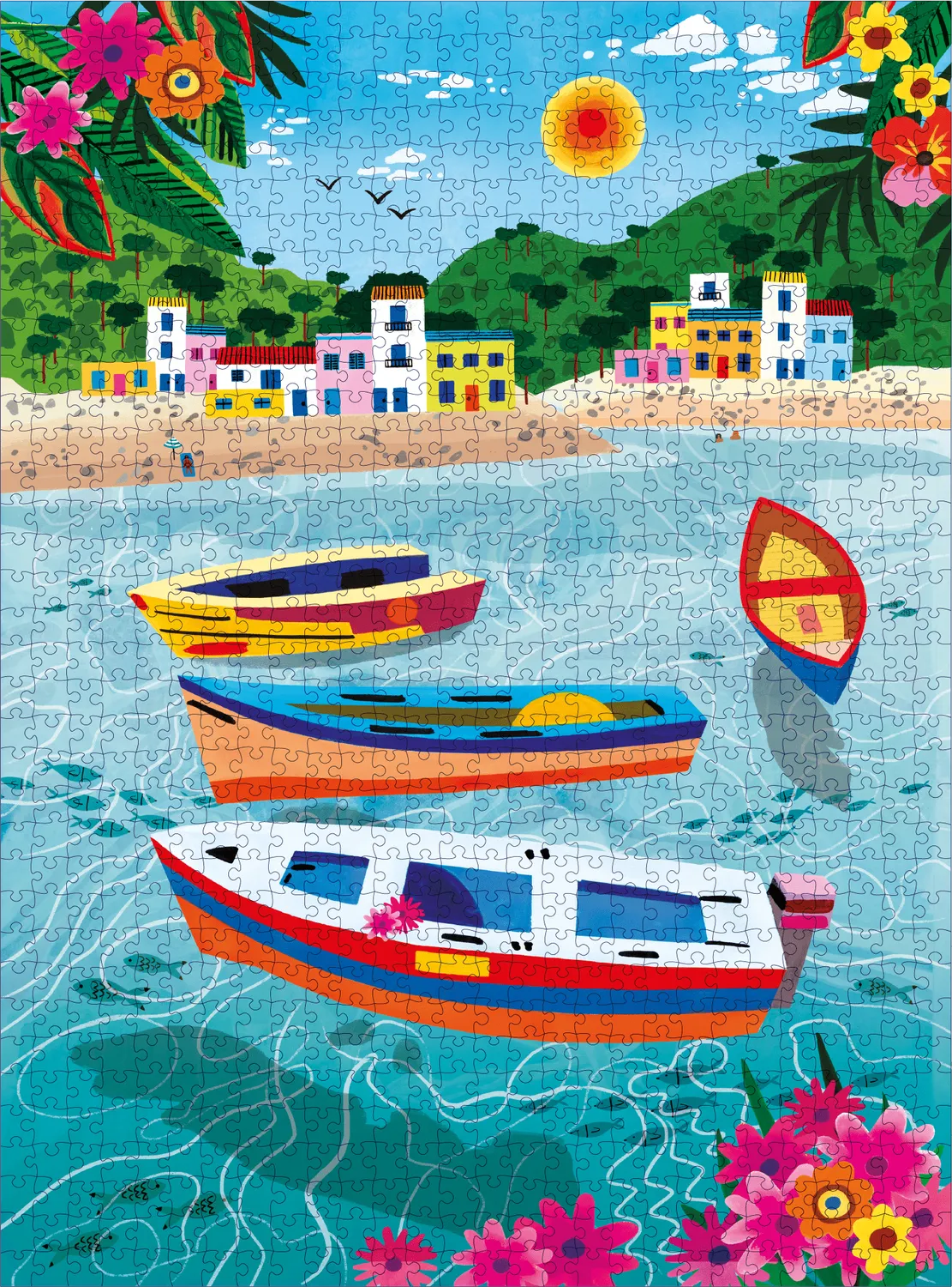 Elena Essex Sicilian Cove puslespil 1000 brikker kystmotiv