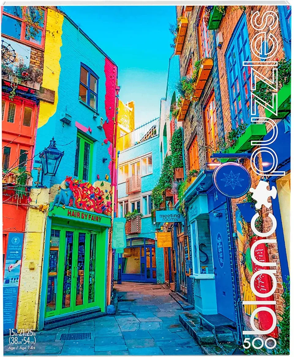Buffalo Games blanc Bright London Streets puslespil 500 brikker