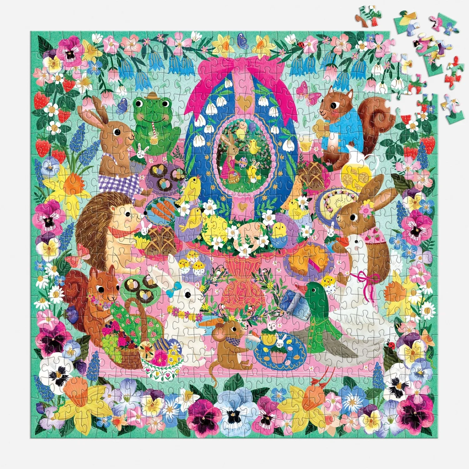 Good Puzzle Co. Rebecca Jones Egg-cellent Day puslespil 500 brikker påske