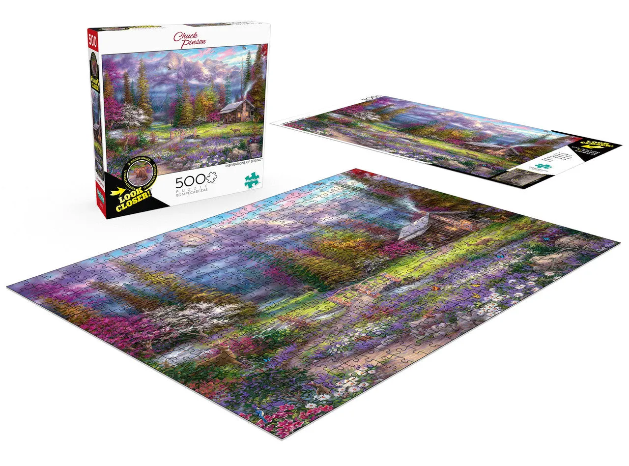 Buffalo Games Look Closer Spring puslespil 500 brikker