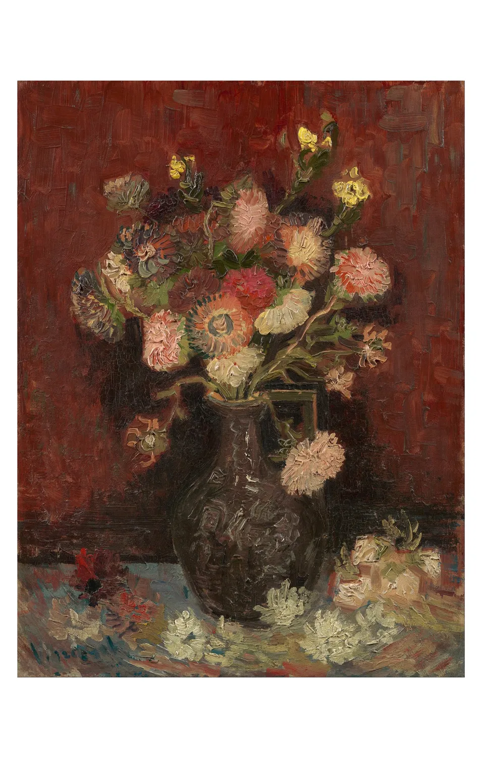 Impressionism Keepsake Boxed postkortsæt blomster og landskab