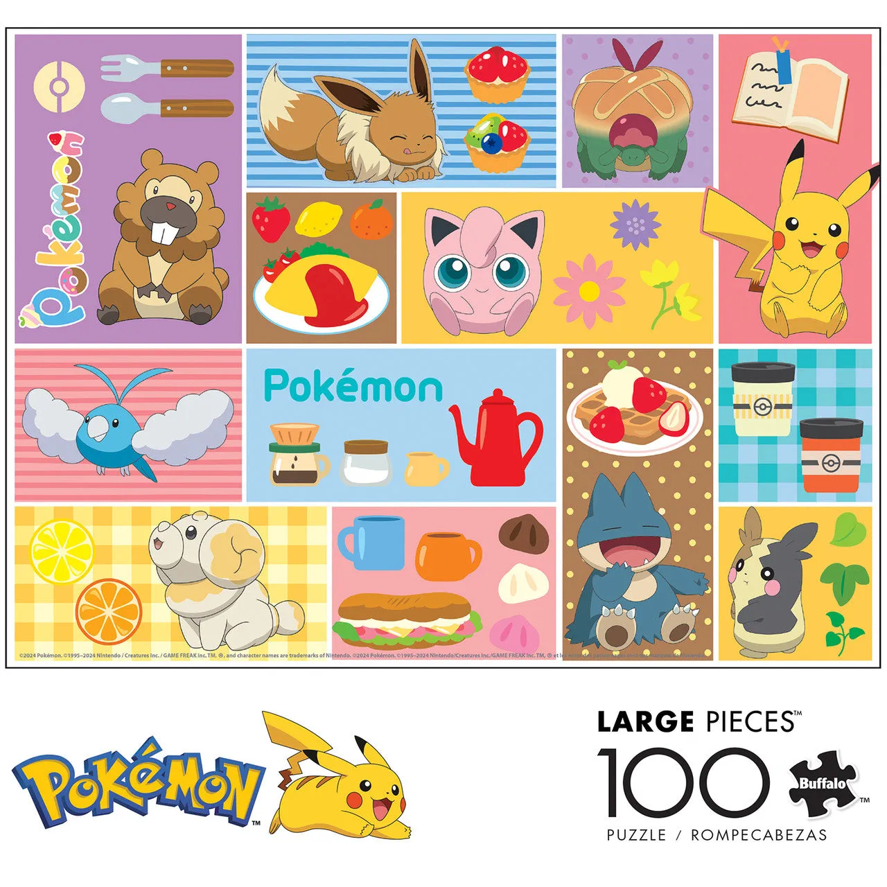 Buffalo Games Pokemon Treats puslespil 100 brikker børn