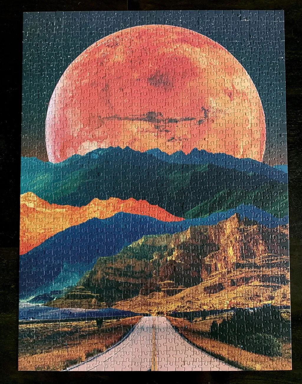 Good Puzzle Co. Cosmic Highway firkant puslespil 1000 brikker