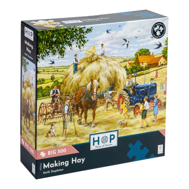 House of Puzzle BIG Making Hay puslespil 500 brikker XL