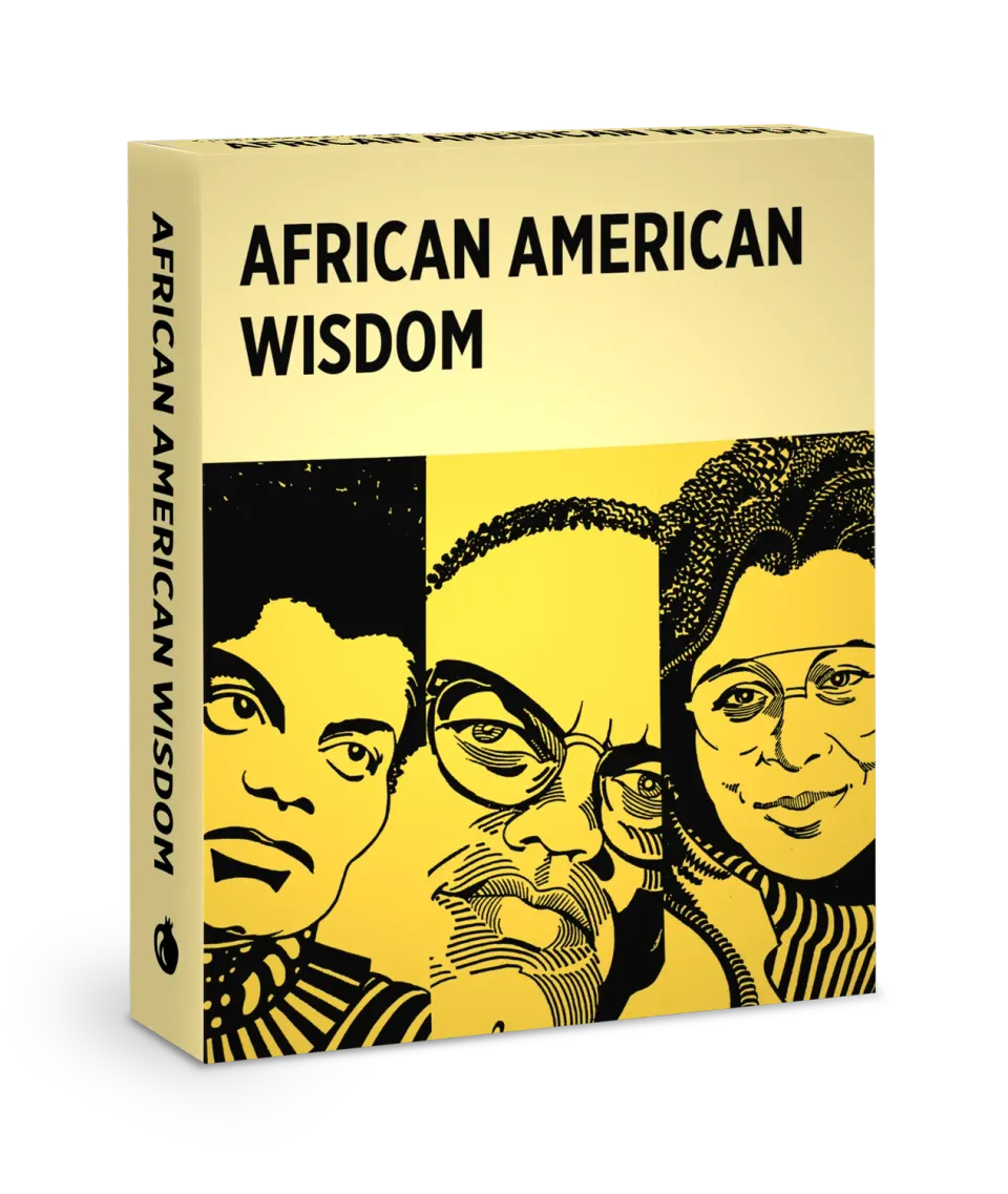 Pomegranate African American Wisdom citatkort 48 stk historie