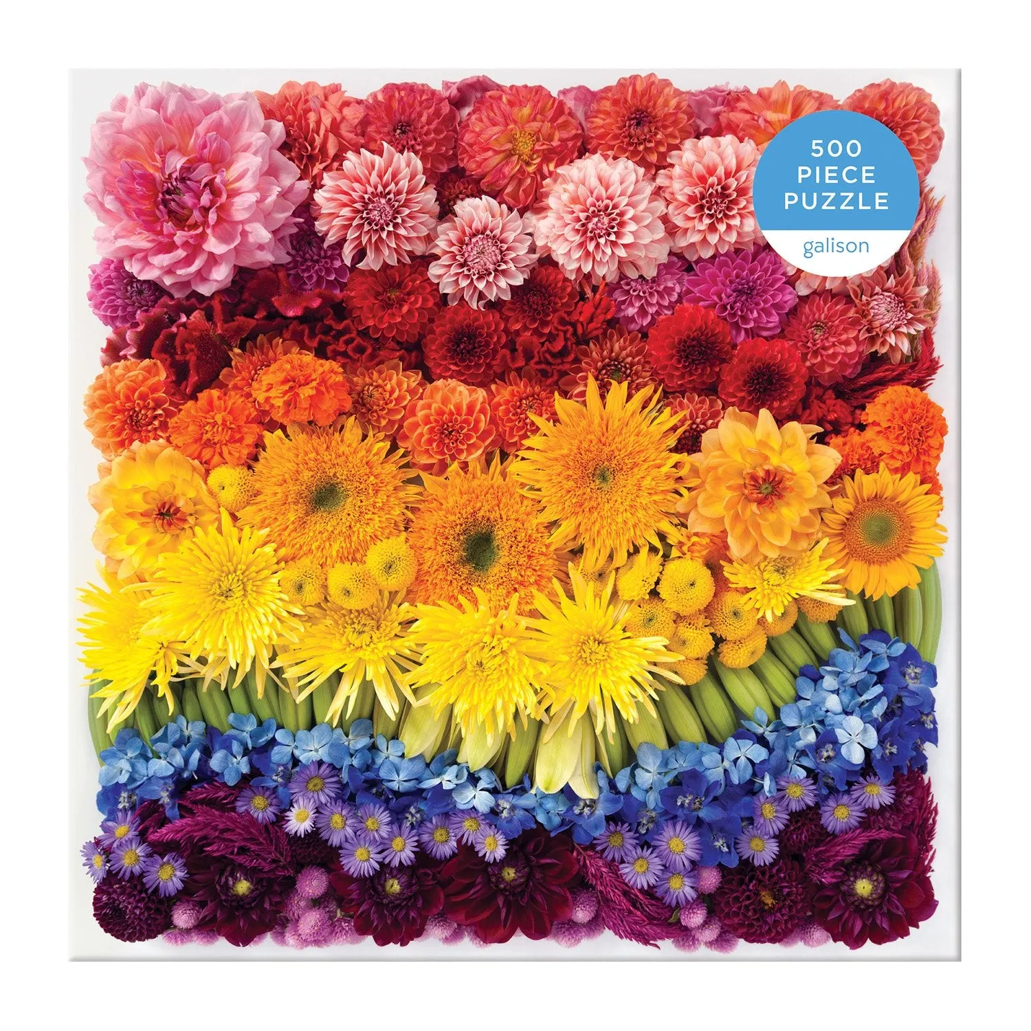 Good Puzzle Co. Rainbow Summer Flowers puslespil 500 brikker blomster