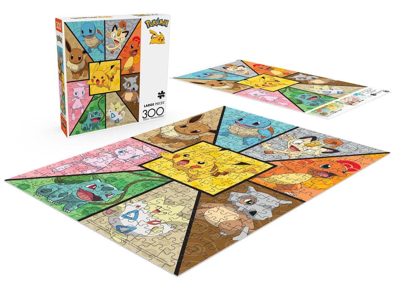 Buffalo Games Pokémon Kanto Companions puslespil 300 store brikker