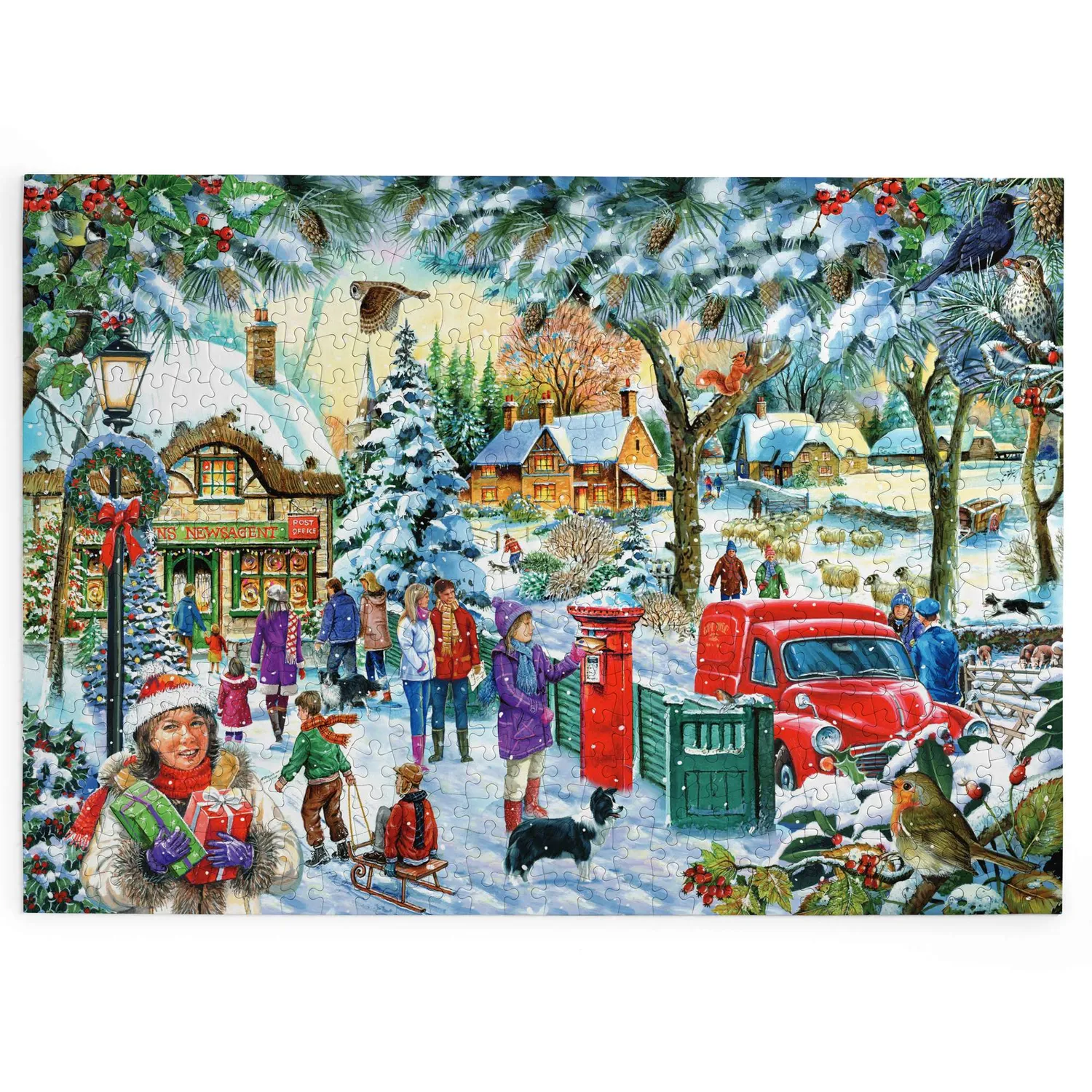 House of Puzzles BIG Last Minute Rush julepuslespil 500 brikker