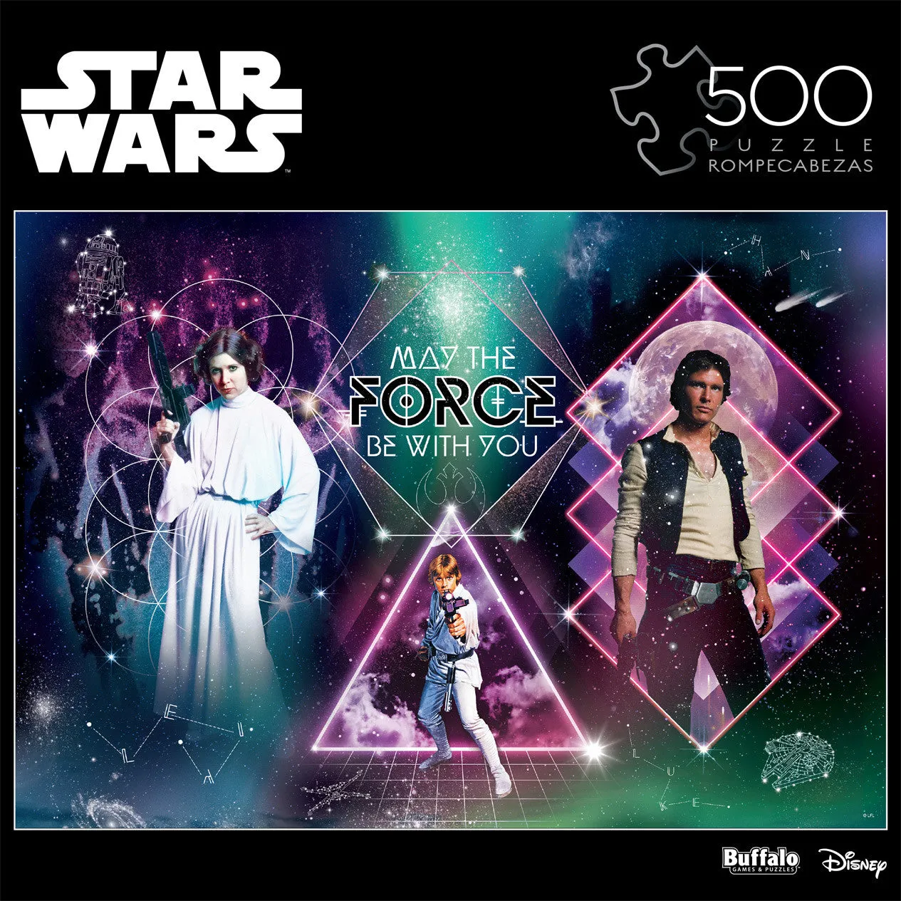 Buffalo Games Star Wars Galactic Trio puslespil 500 brikker