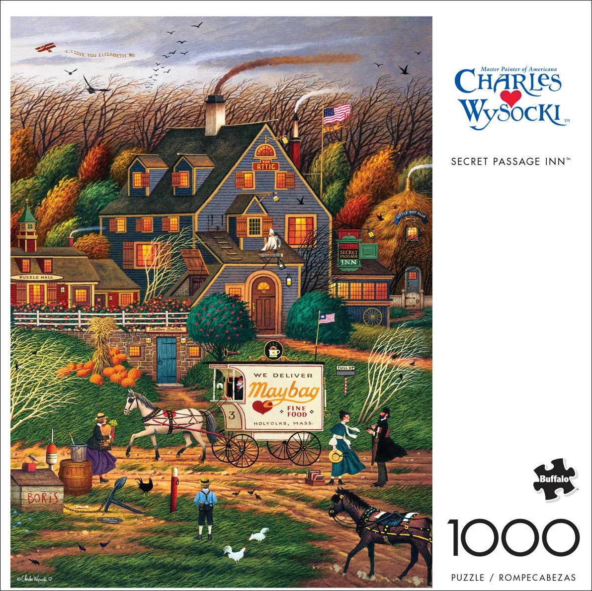 Buffalo Games Secret Passage Inn puslespil 1000 brikker