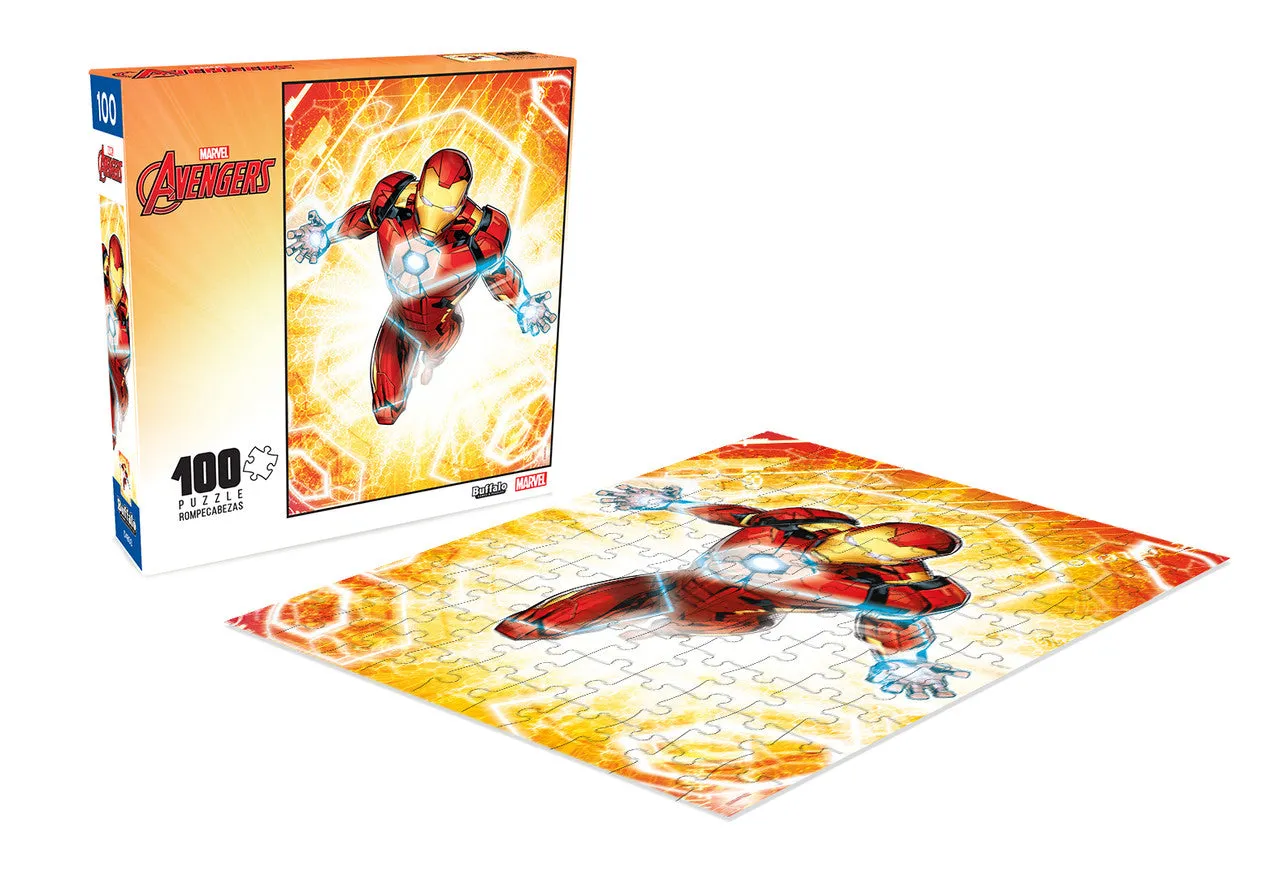 Buffalo Games Marvel Iron Man puslespil 100 brikker børn