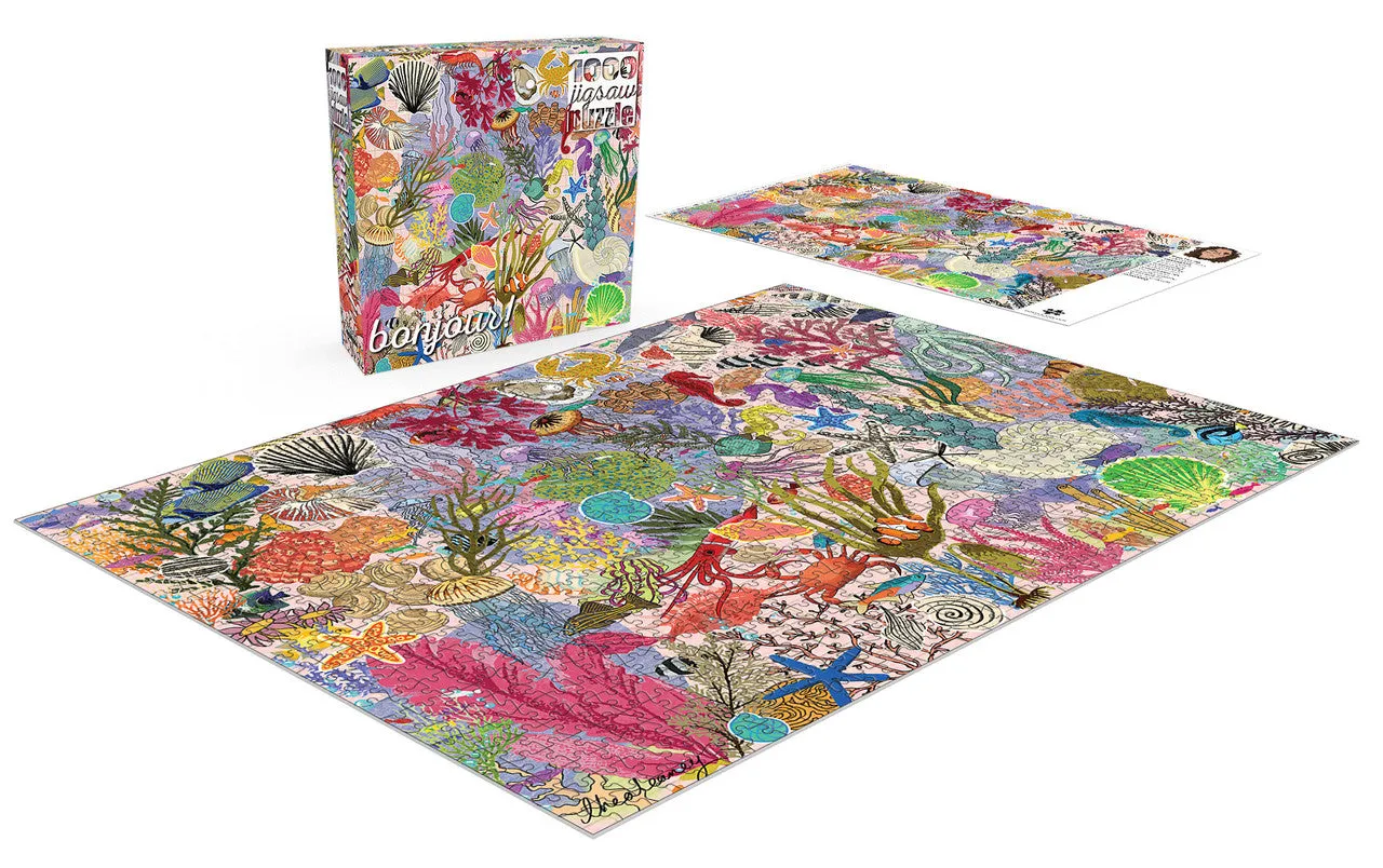 Buffalo Games Bonjour Sea Life Stickers puslespil 1000 brikker