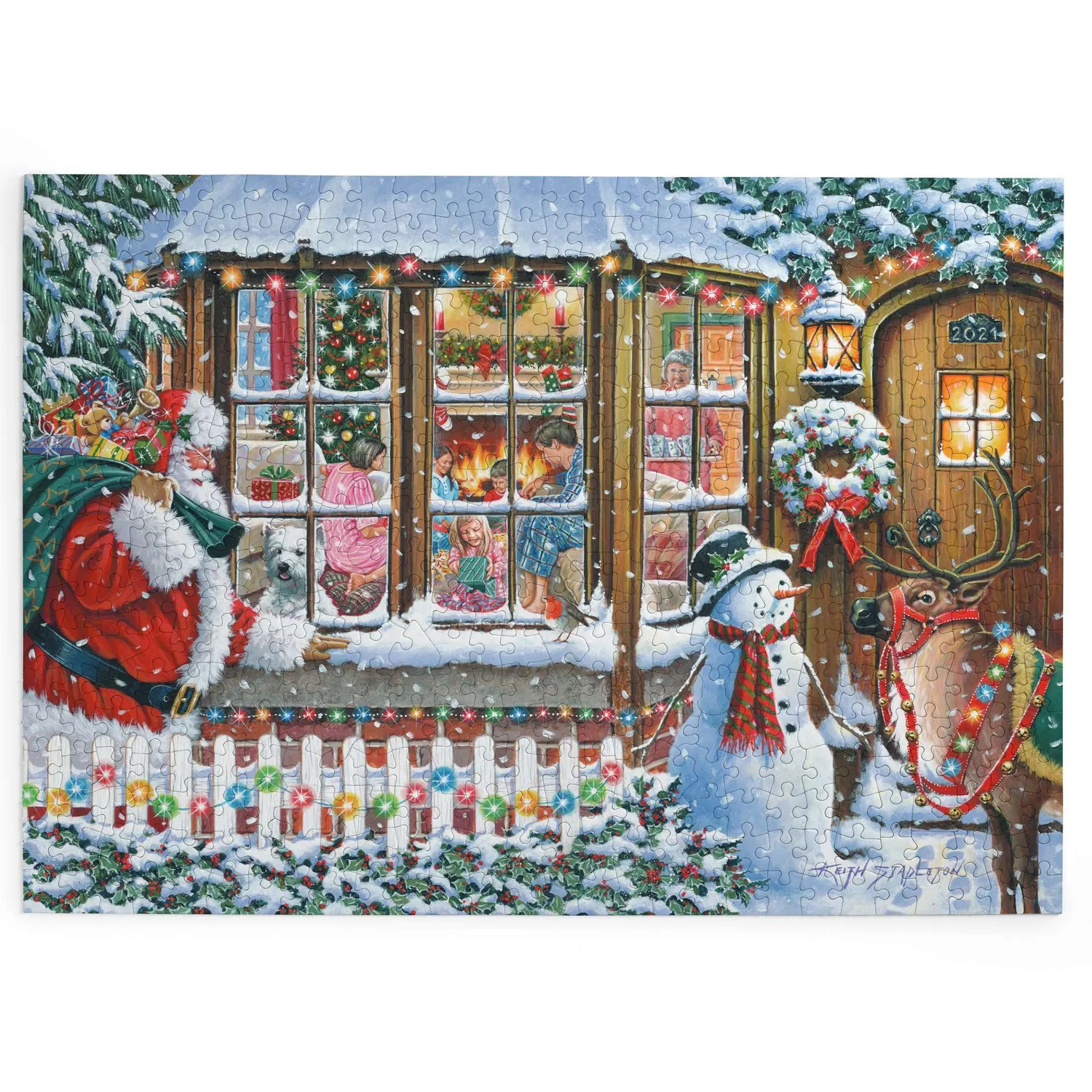 House of Puzzles BIG With Love From Santa puslespil 500 brikker