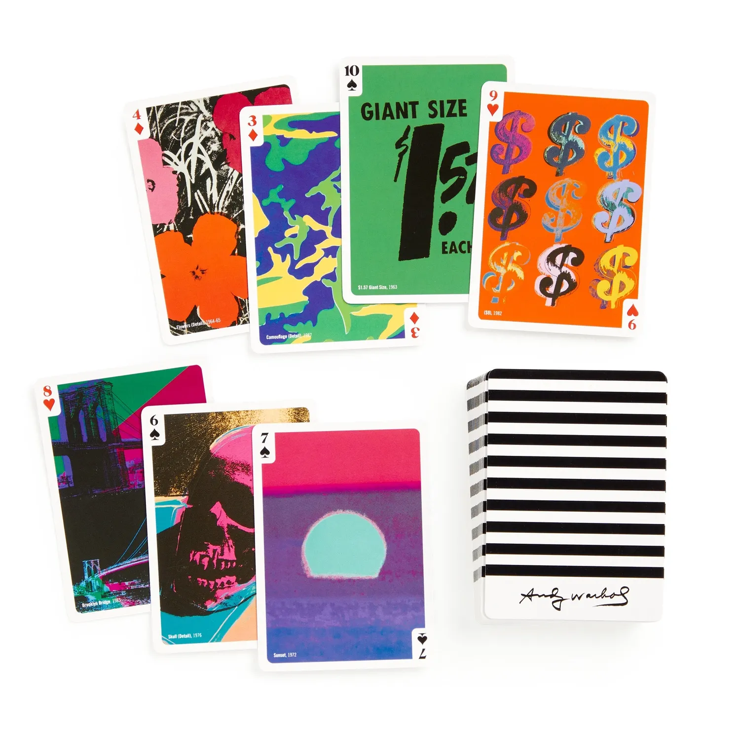 Good Puzzle Co. Warhol Pop Art spillekort standard pop art