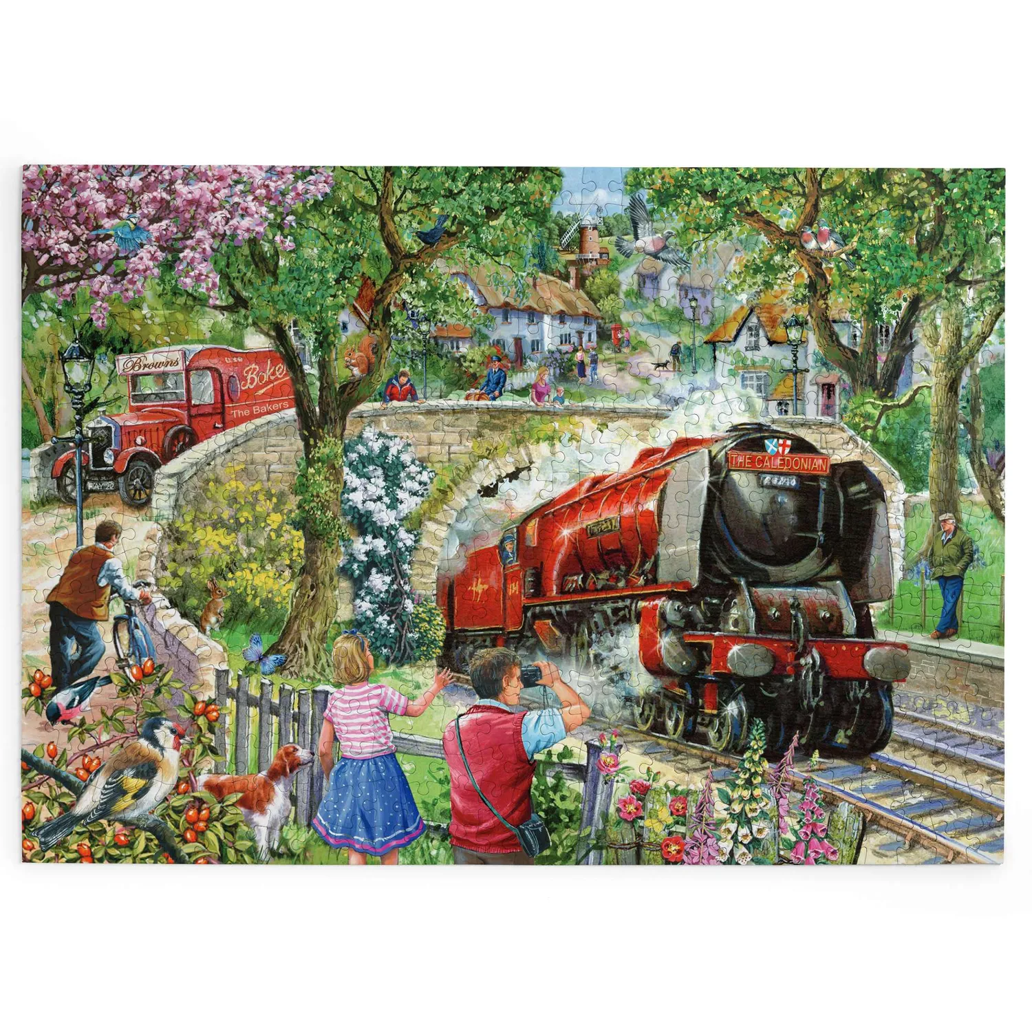 House of Puzzle BIG Daily Express puslespil 500 store brikker tog